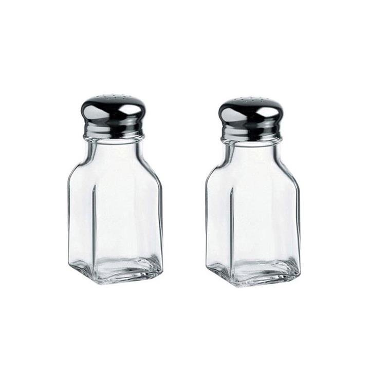 سرویس نمکدان و فلفل پاش مدل Basic کد 80221 Pasabahce Basic 80221 Spice Jar Pack of 2